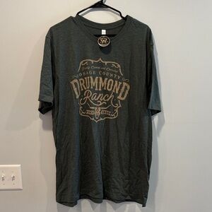 Bella Canvas Forest Green Graphic Tee